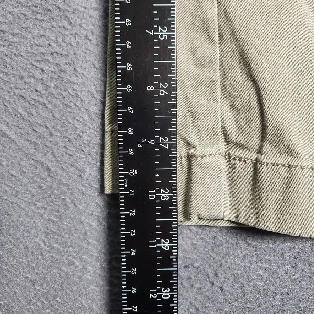 J. Crew 484 Slim Chino Pants Men 34X30 (36X28) Dark Tan Stretch Straight Leg